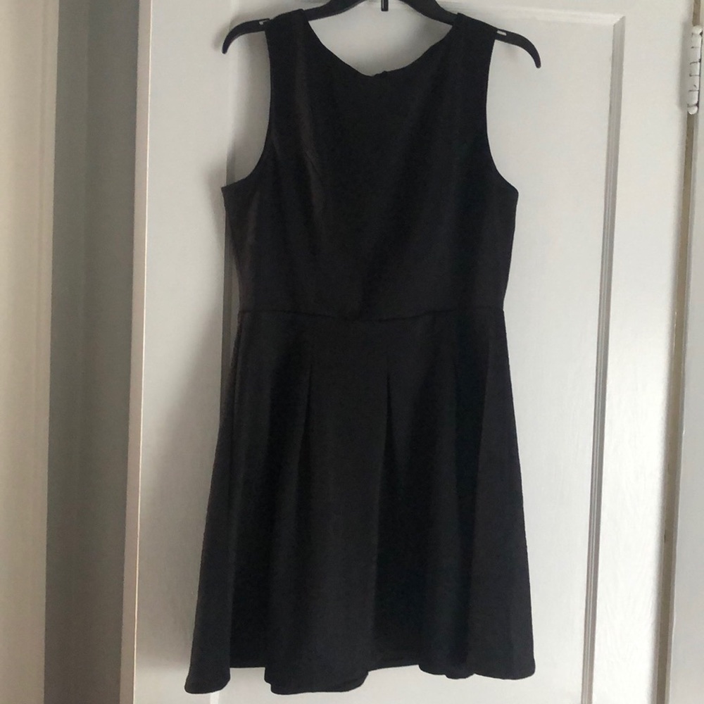 Black Peplum Dress